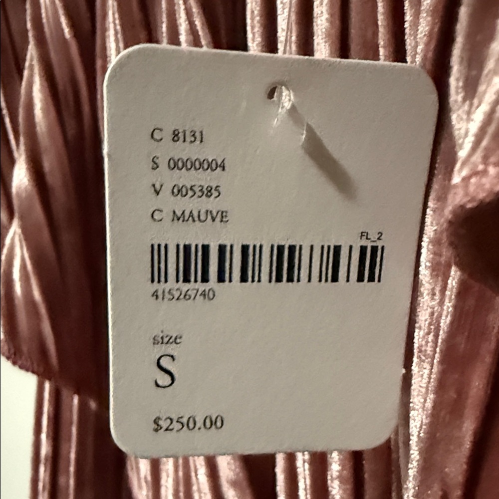 🌸 Free People Off-the-Shoulder Velvet Mini Dress Size S |Mauve | NWT - Picture 5 of 10